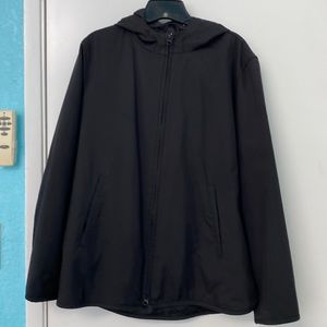 Rain jacket, black color, large size, good condition, water resistant, Gap brand